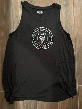 Intermiami Black MLS Crew Neck Tank top L